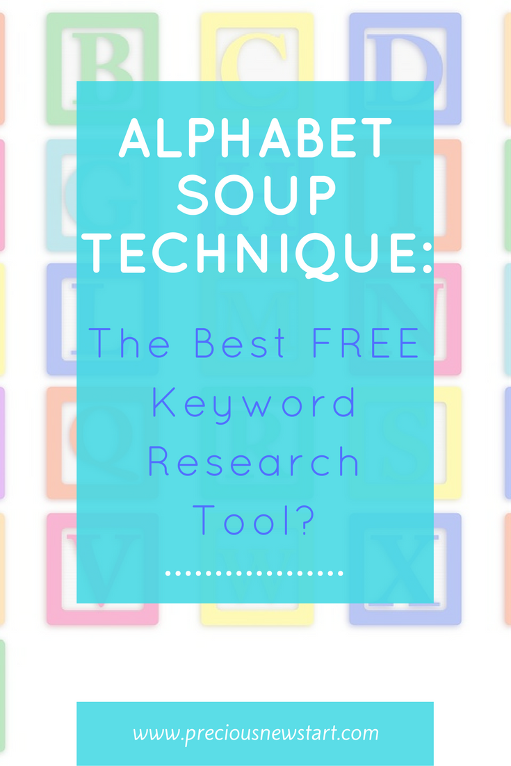 alphabet soup technique: the best keyword research tool