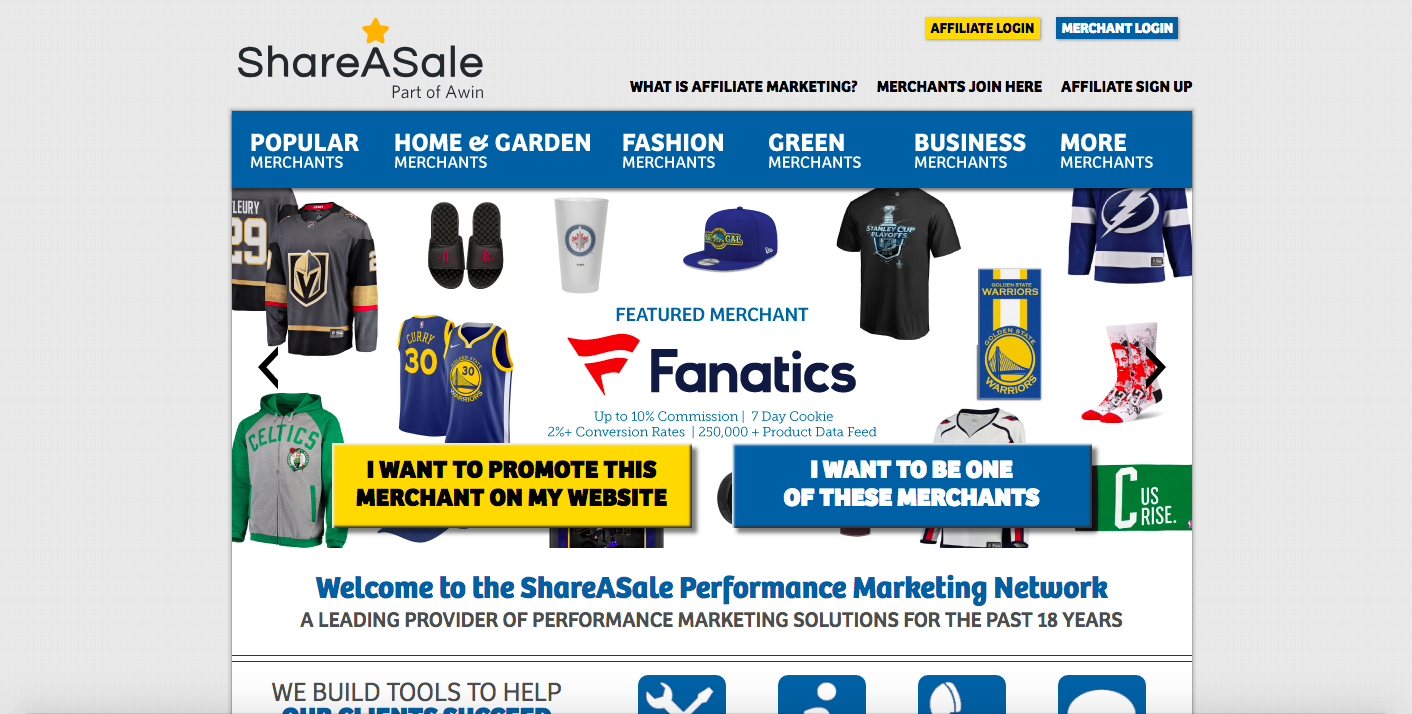the best affiliate programs to promote shareasale