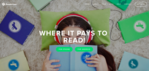 how to get paid to read books with readercoin review homepage